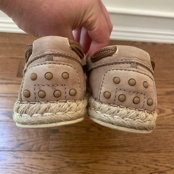 TOD’S Leather Lace Loafer Espadrille Shoes - Picture 14 of 16